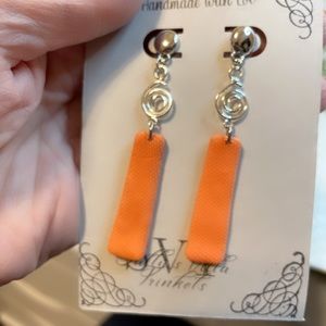 Polymer Clay Earrings, Handmade gifts for her, Coral Spring Collection